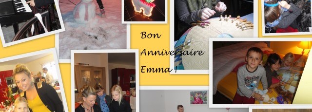 Emma a 8 ans !